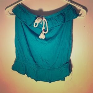 Turquoise Tube Top